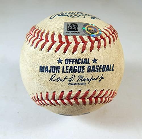 2022 Cincinnati Reds Miami Marlins Game a folosit baseball alb Joey Votto Singles 8 - Joc folosit de baseballs