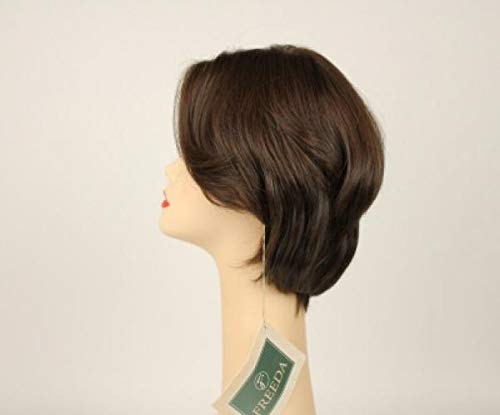 Freeda European peruca de păr uman-Dorothy Mediu maro Multi-Directional Piele Top Size