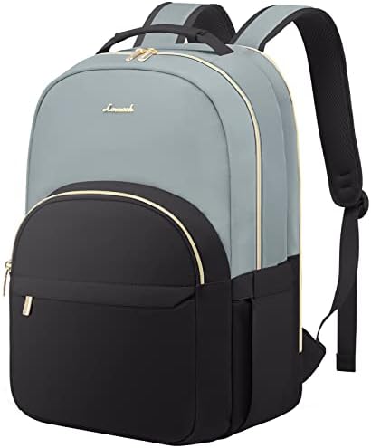 Rucsac cu laptop Lovevook pentru femei, rucsac de călătorie ușoară, cu capacitate mare de backpack Purse pentru muncă, pachet