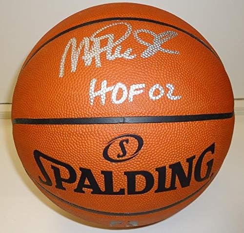 Baschet autografat Magic Johnson - Ball de joc din piele NBA - baschet autografat