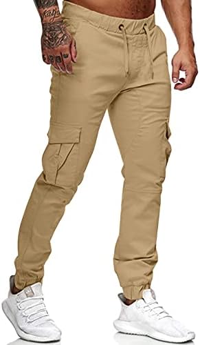 Pantaloni de Joggers de modă pentru bărbați pantaloni de trening Cargo - pantaloni sportivi din bumbac pantaloni de sport în