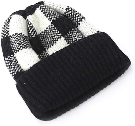 Multi-Color Unisex iarna cald moale Stretch Slouchy carouri Beanie schi Pălării tricotate craniu capace pentru femei / bărbați