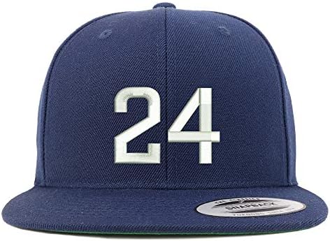 Magazin De Îmbrăcăminte La Modă Numărul 24 Șapcă De Baseball Snapback Flatbill Brodată