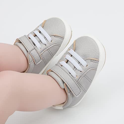 Pantofi pentru fete pentru băieți pentru copii Cosankim dantelă din piele Adidași pentru copii, fără cauciuc fără cauciuc,