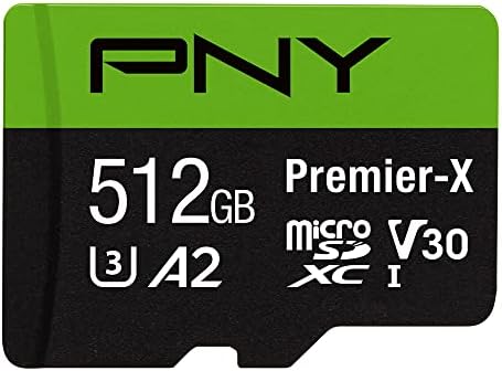 PNY 128gb Premier-X clasa 10 U3 V30 microSDXC card de memorie Flash 2-Pack & amp; PNY 128gb Premier-X clasa 10 U3 V30 microSDXC