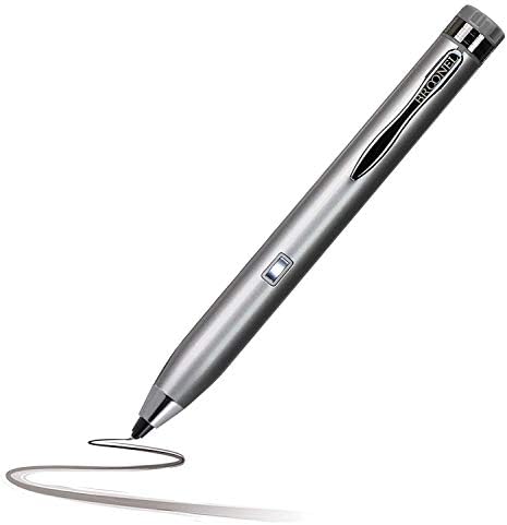 Navitech Silver Mini Fine Point Digital Stylus Pen compatibil cu Alcatel Pixi 3