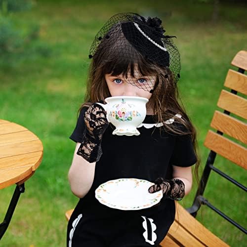 18 PC -uri pentru petreceri pentru ceai lasă partidul de petrecere în favoarea decorațiunii cu fete pălării pentru petreceri