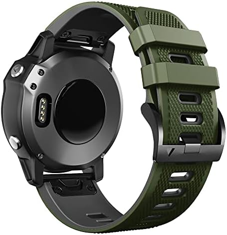 DJDLFA 22 26mm pentru Garmin Fenix6 6S 6X Pro Smart Smart Watch Band Silicon Band Fenix ​​5X 5 Plus Forerunner935 945 Enduro