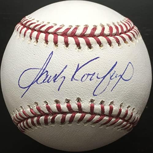 Sandy Koufax autografat NL Baseball, Steiner CoA, Hologramă MLB - baseballs autografate