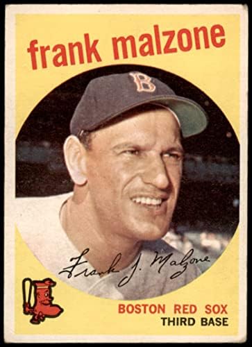 1959 Topps 220 Frank Malzone Boston Red Sox VG Red Sox