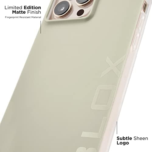 Case-Mate Blox Square iPhone 13 Carcasă-Sage Green [10ft Drop Protection] [Compatibil cu Magsafe] Carcasă de telefon magnetic