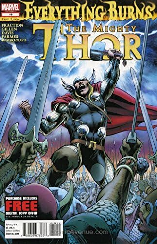 Mighty Thor, The 19 VF; Marvel carte de benzi desenate / Matt fracțiune totul arde
