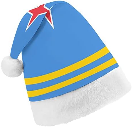Aruba Pavilion pluș Crăciun pălărie obraznic și frumos Santa pălării cu refuz de pluș și confort linie Xmas Decor
