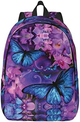 Nolace Butterfly mare Colegiu Rucsac Casual Bookbag Backptop Rucpack Bag pentru a călători pentru fete pentru băieți pentru