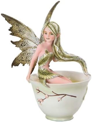 Pacific Giftware Green Tea Faery- Cupa de ceai Faery Colecție de Amy Brown Fantasy Art