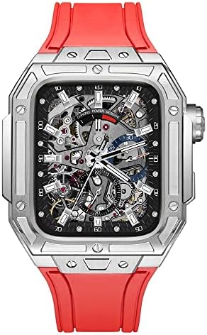 TWRQA Luxury Modification Kit Case Watch Band pentru Apple Watch 8 7 45mm curea de oțel pentru seria IWatch 8 7 45mm curele