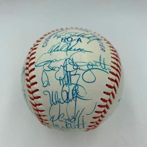1988 All Star Game Semnat Baseball Kirby Puckett George Brett Cal Ripken JR JSA - Baseballs autografate