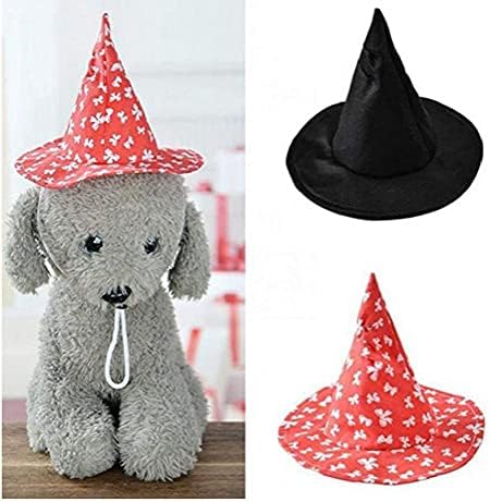 Froiny 1pc Pet Witch pălărie de câine pisică drăguță cosplay pălărie de halloween petrecere decorare vrăjitoare hat hat hat