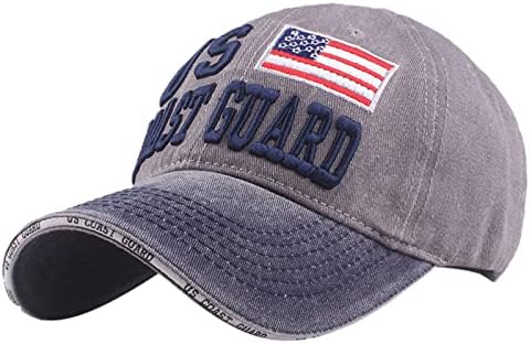 Pălării de pavilion american pentru femei pentru bărbați vintage SUA Baseball Cap spălat reglabil Tată neconstruit