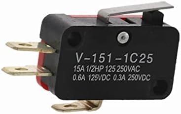 100buc V-151-1C25 Micro limita comutator SPDT nr NC Snap acțiune AC 125/250V