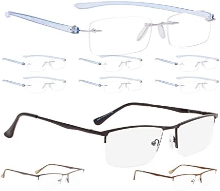 LUR 7 pachete ochelari de citire fără margini + 3 pachete