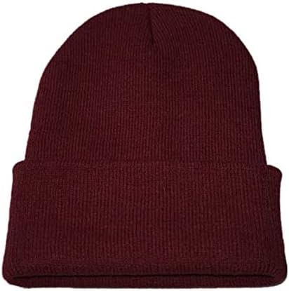 Yangyy Unisex tricotat Beanie Cap Slouchy cald iarna schi pălărie hip Hop craniu Cap pentru bărbați și femei