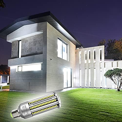 Super luminos E26 / E27 LED bec 4000 lumeni, 280-300 Watt echivalent LED porumb Becuri, 6500K Lumina zilei Alb 35-Watt, standard