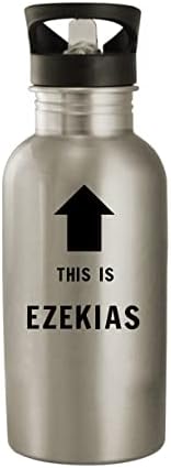 Produse Molandra Acesta este Ezekias - Sticlă de apă din oțel inoxidabil 20oz, argint