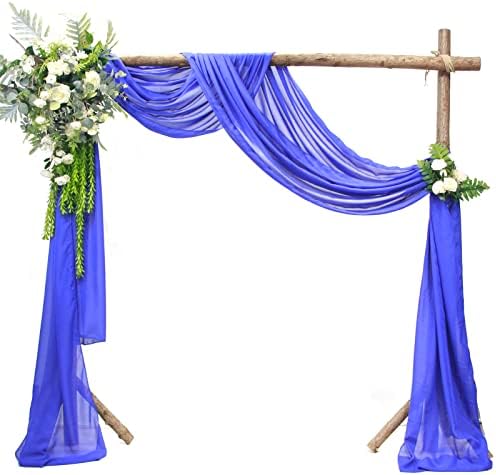 Albasa nunta șifon draperii pur fundal Cortina 2 Panelss 30 x 20FT, arc Draping Tesatura fundal decoratiuni