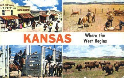 Dodge City, Kansas, carte poștală