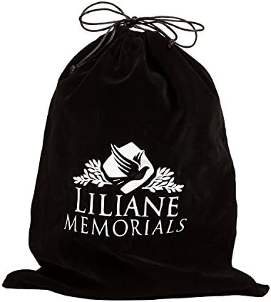 Urna funerară neagră de Liliane Memorials- Cremation Urna pentru cenușă umană- realizată manual în aramă- potrivită pentru