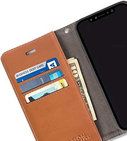 SafeSleeve EMF protecție anti radiații Samsung Galaxy caz: Galaxy S9 Plus RFID Card titularul blocarea portofel, reglabil Stand