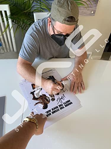 Sean Astin Jonathan Kequan a semnat înscris Encind Man 11x14 Foto JSA Martor