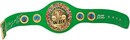 Roberto Duran Tommy Hearns Sugar Ray Leonard Semnat Replica WBC Boxing Championship Belt ITP 070