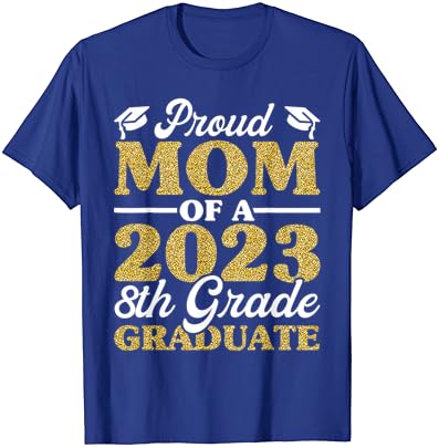 Mama mândră a unei cămașă absolventă din clasa a VIII-a, tricou de absolvire distractivă