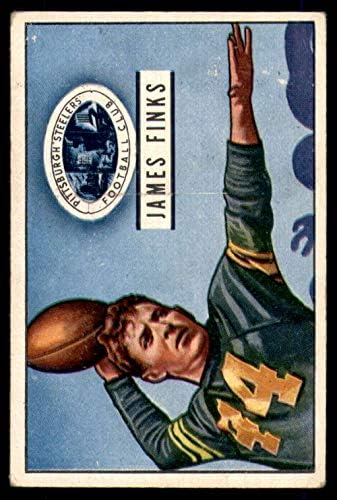 1951 Bowman 130 Jim Finks Pittsburgh Steelers Dean's Cards 5 - EX Steelers