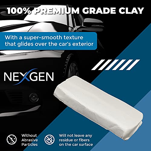 Nexgen Premium Clay Bar - Curățarea și detalierea barei de argilă pentru spălarea auto finală - îndepărtează contaminanții