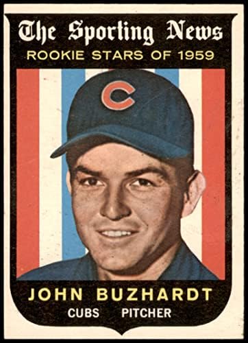 1959 Topps 118 John Buzhardt Chicago Cubs Ex/Mt Cubs