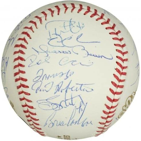 2009 New York Yankees Team a semnat Baseball World Baseball Derek Jeter PSA ADN COA - Baseballs autografate