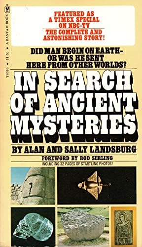 1974 în căutarea misterelor antice - carte de hârtie de Alan și Sally Landsburg SM