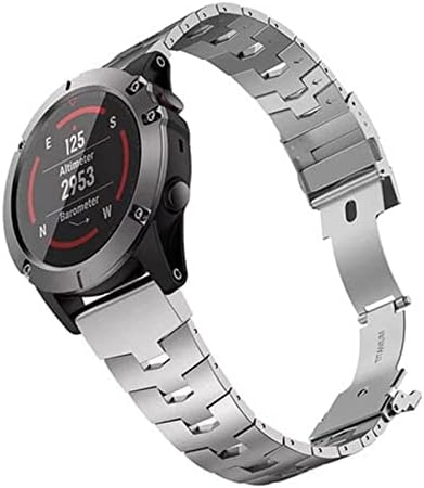 AMSH Quick Fit Titanium Alloy+Watchband din oțel inoxidabil pentru Garmin Fenix ​​7x 7/6 6x Pro 5x Plus bandă cu curea Marq/Brățară cu curea enduro