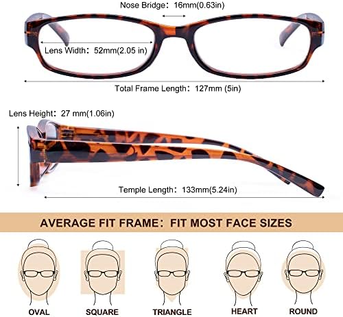 Cititori Eyeguard 4 pachet de ochelari de citire a femeilor subțiri și elegante cu modele frumoase pentru doamne 4.50