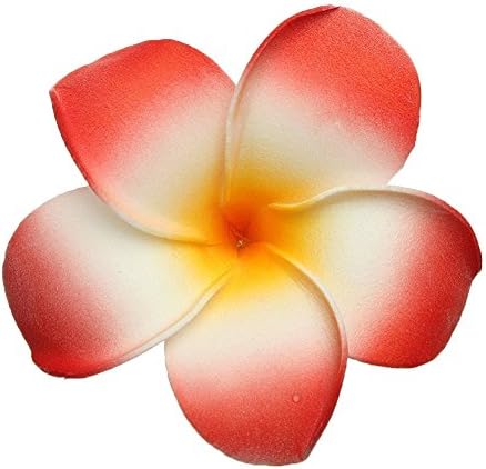 GSHLLO 10 PC -uri 7cm Clipuri de păr multicolor Hawaiian Clip Flower Flower pentru accesorii pentru petreceri de nuntă