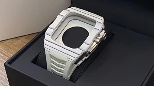 Kit de modificare a ceasului din fibră de carbon Aemall pentru Apple Watch 7 45mm Carbonfibru Carson, pentru 6 SE 5 4 44mm