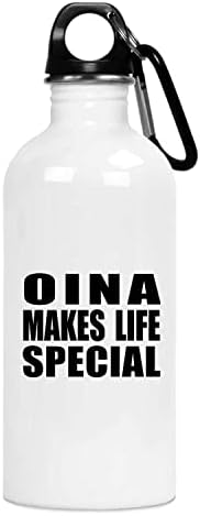 DesignSify Oina face viața specială, sticla de apă 20oz din oțel inoxidabil, oțel inoxidabil, cadouri pentru aniversarea aniversării