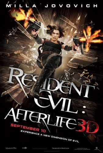 Resident Evil Afterlife Film Afster 1 Original Advance 27x40 Milla Jovovich