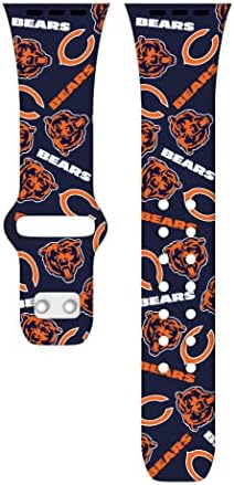 Game Time Chicago Bears HD Watch Band compatibil cu Apple Watch