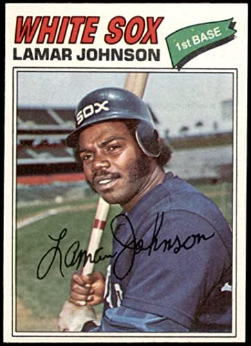 1977 Topps 443 Lamar Johnson Chicago White Sox NM White Sox