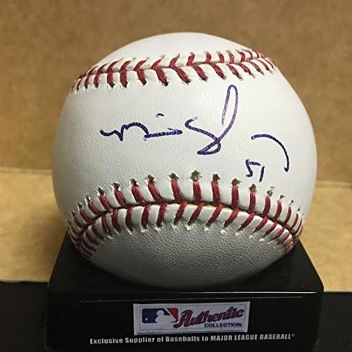Mike Gonzalez Pirates/Braves M.L. Baseball semnat cu COA - baseball -uri autografate