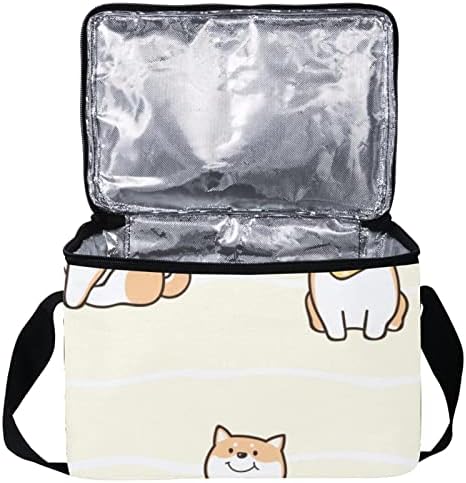 GUEROTKR geanta de prânz pentru bărbați,cutie de prânz izolată, cutie de prânz pentru adulți, câine